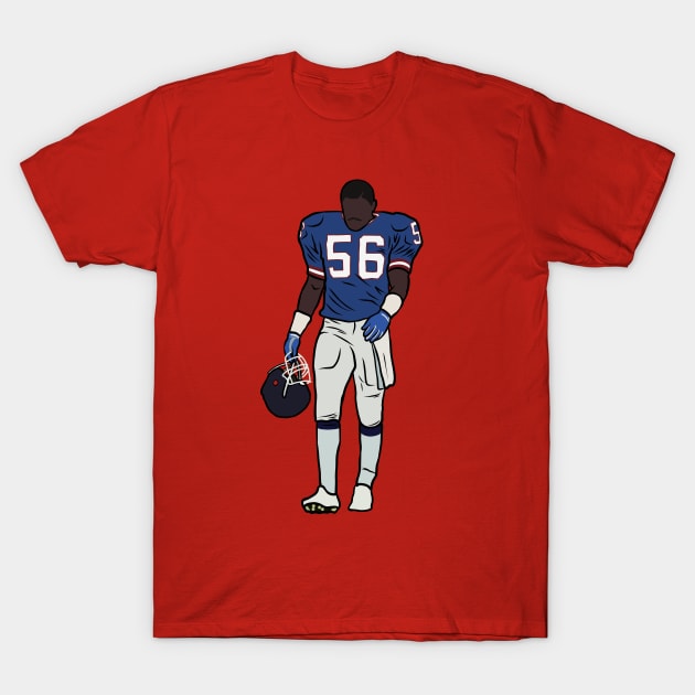 Lawrence Taylor Walk-Off T-Shirt by rattraptees